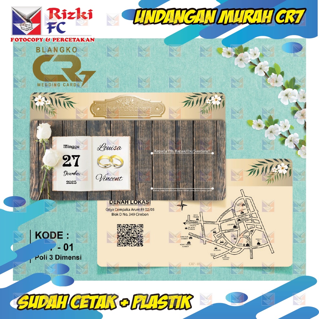 

Undangan Murah Rizki Fc CR701