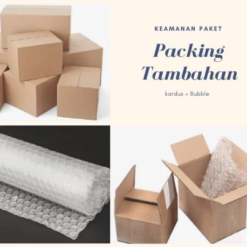 

Buble Warp + Kardus pengaman paketan