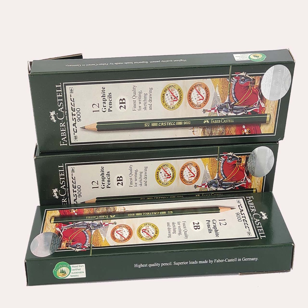 

Pencil 2B dan HB Faber Castell 9000 kualitas bukan kaleng-kaleng