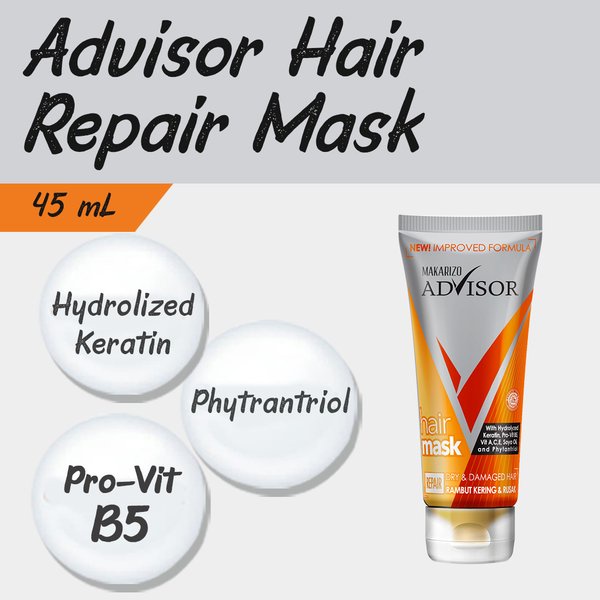 Makarizo Advisor Hair Repair Mask (Masker Rambut)