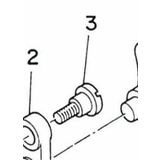 SD-1000801-SH Hinge Screw Baut Sekrup Mesin Jahit Industri Juki DDL-530 SD1000801SH