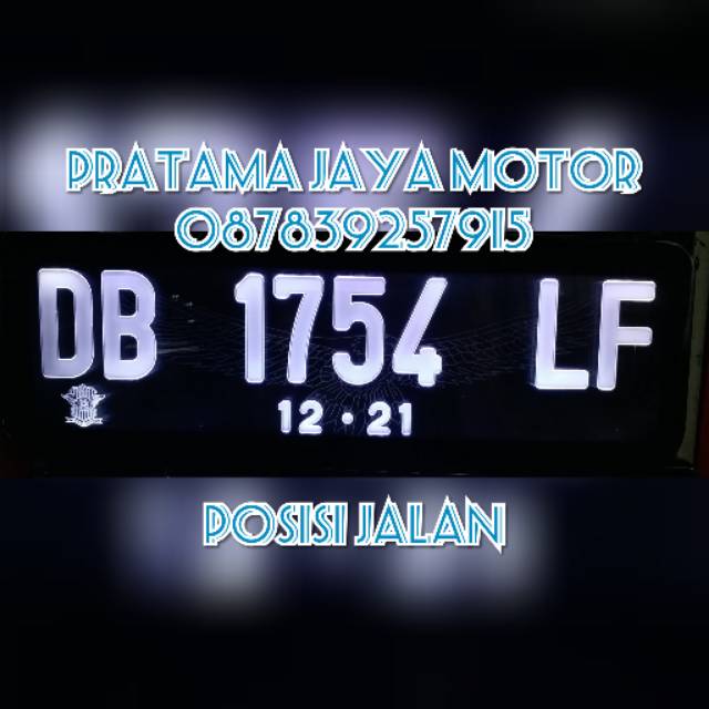 PLAT NOMOR LASER