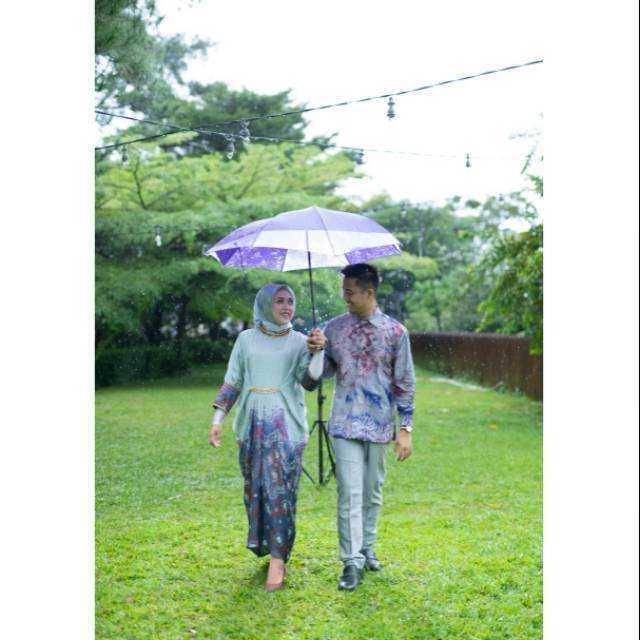 Couple jumputan Palembang (bisa request seragam keluarga)