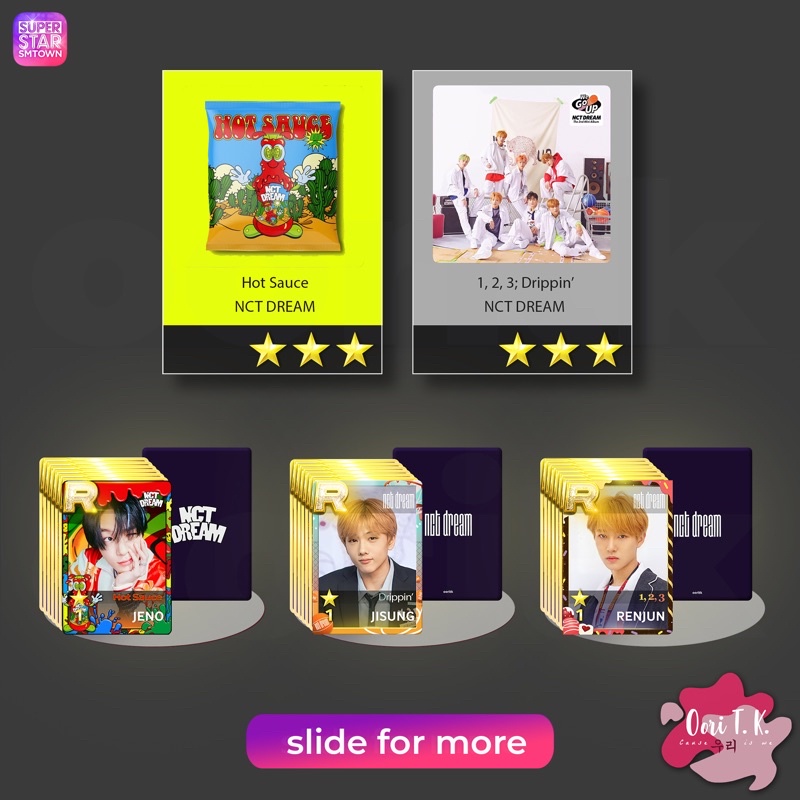 (MIN PEMBELIAN 3PCS - MIX ) R CARDS SUPERSTAR SMTOWN LIMITED CARD NCT DREAM PHOTOCARD PC MARK RENJUN