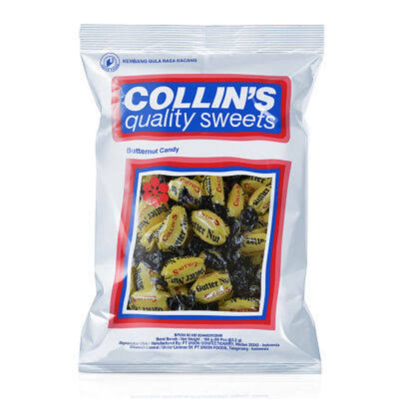 

PERMEN COLLINS BUTTERNUT CANDY PERMEN KACANG MENTEGA 160GR