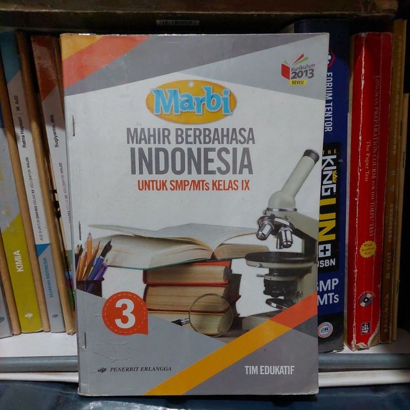 Jual Buku Marbi Bahasa Indonesia Penerbit Erlangga Kelas 9/IX SMP/MTs ...