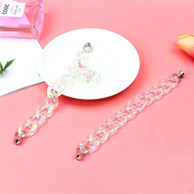 Chain Grip Manik Manik DIY HOLOGRAM / KOREAN CHAIN untuk CASE HP  / RANTAI HOLO