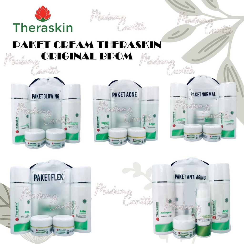 ✿ MADAME ✿ PAKET CREAM THERASKIN ORIGINAL BPOM