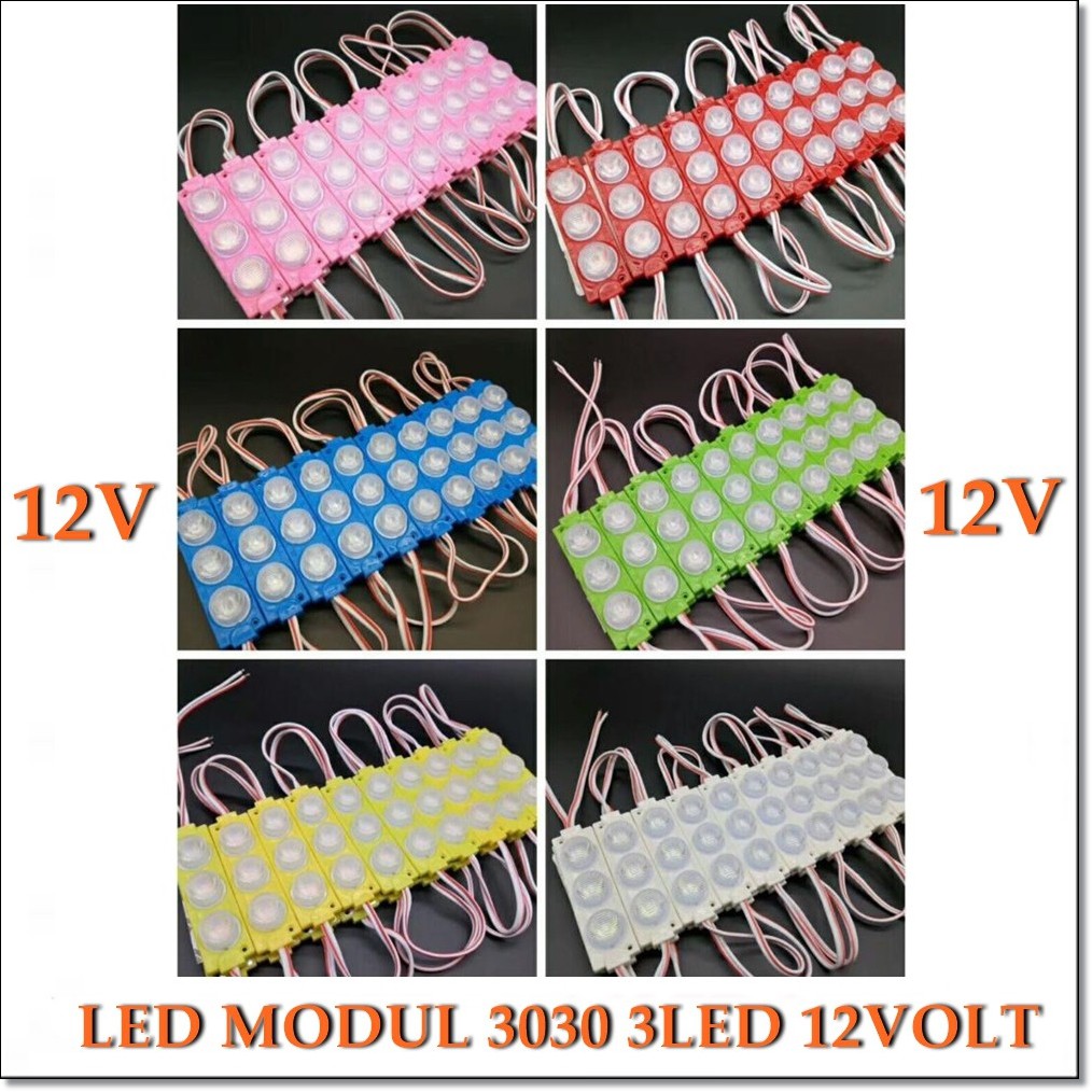 LED MODUL 3030 3LED 3W 12VOLT / LED MODUL 3MATA 12V