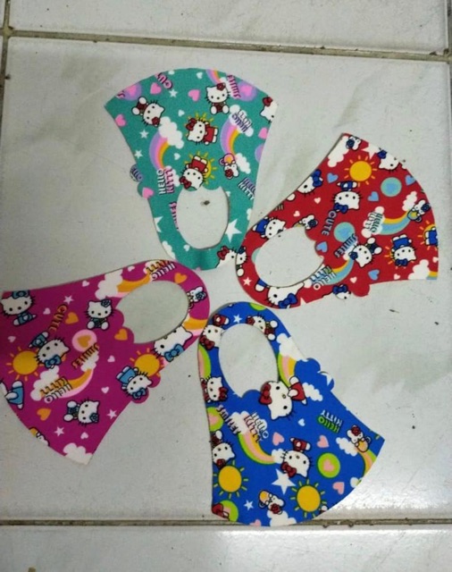 MASKK SCUBA PRINTING ANAK-ANAK | RANDOM MOTIF KARAKTER