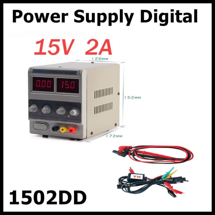 Power Supply Digital Yihua 1502DD 15 Volt 2 Amper 15V 2A