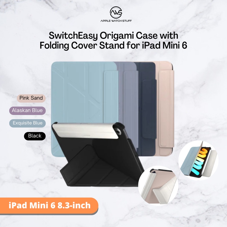 SwitchEasy Origami Case with Folding Cover Stand for iPad Mini 6 8.3&quot;