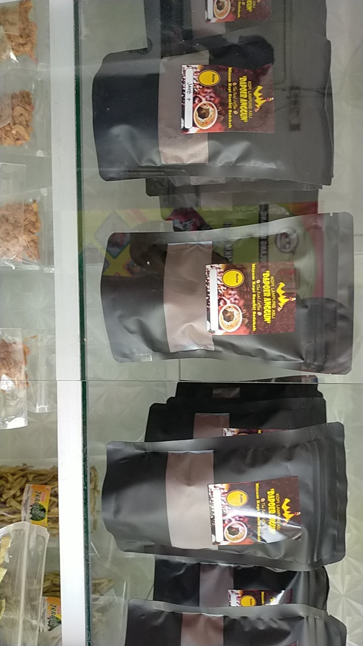 Standing Pouch Red Metallic / Plastik Klip Red Metallic Premium Kemasan Makanan Murah 16cm X 24cm