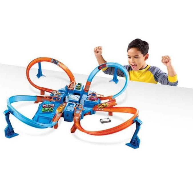 criss cross crash hot wheels track set