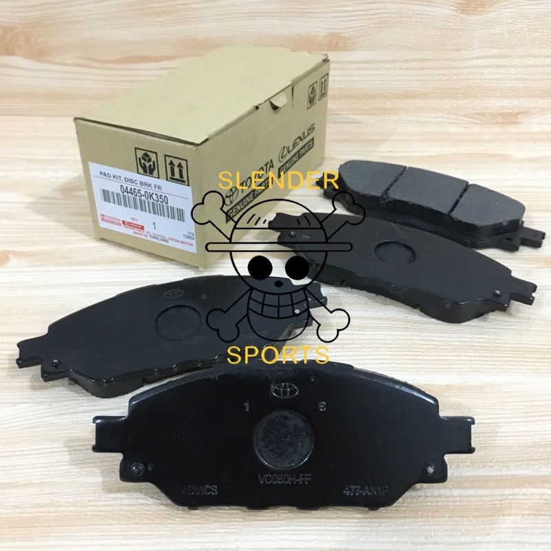 BRAKE PAD HILUX REVO - BRAKE DISC PAD HILUX SC - KAMPAS REM DEPAN HILUX REVO SINGLE CABIN