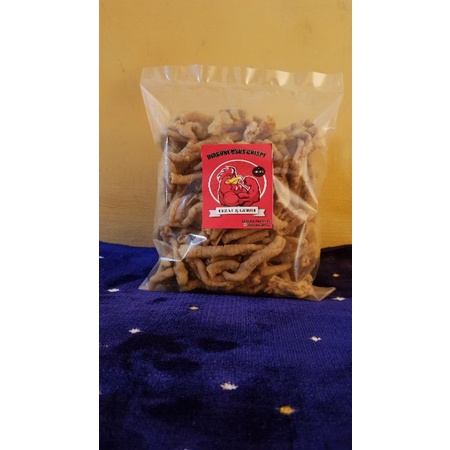 

usus crispy kemasan 250,500 gram...d'jagone usus crispy berani di aduu...^_^