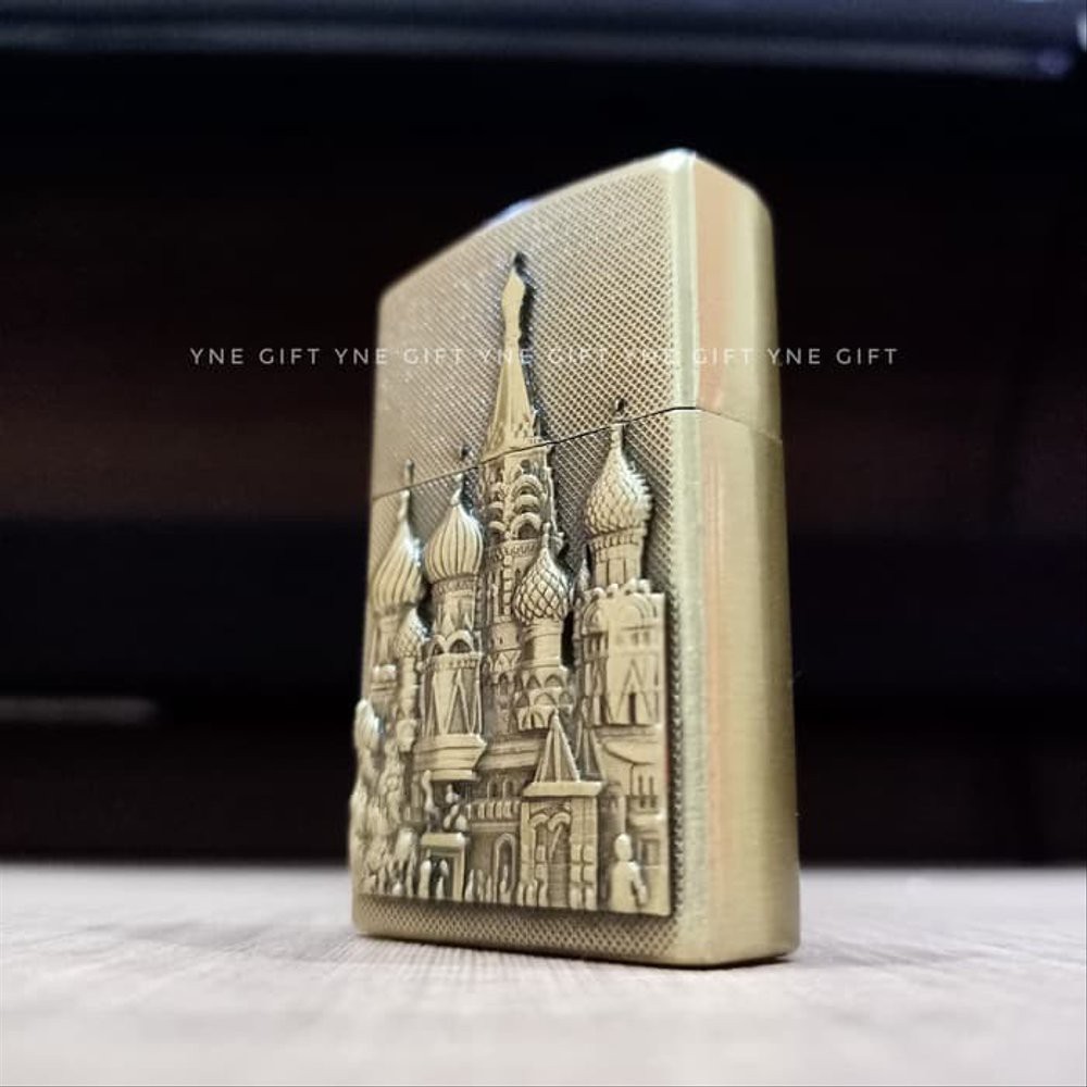 PROMO COD Korek Model Zippo Katerdal Santo Basil - Korek Api Murah