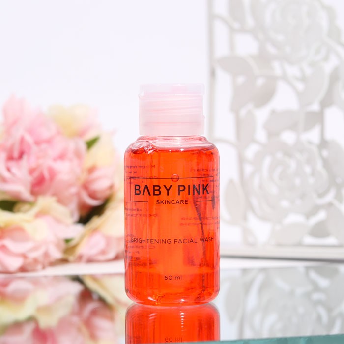 Baby Pink Skincare Brightening Facial Wash Membersihkan &amp; Mencerahkan Wajah Aman Resmi BPOM Halal