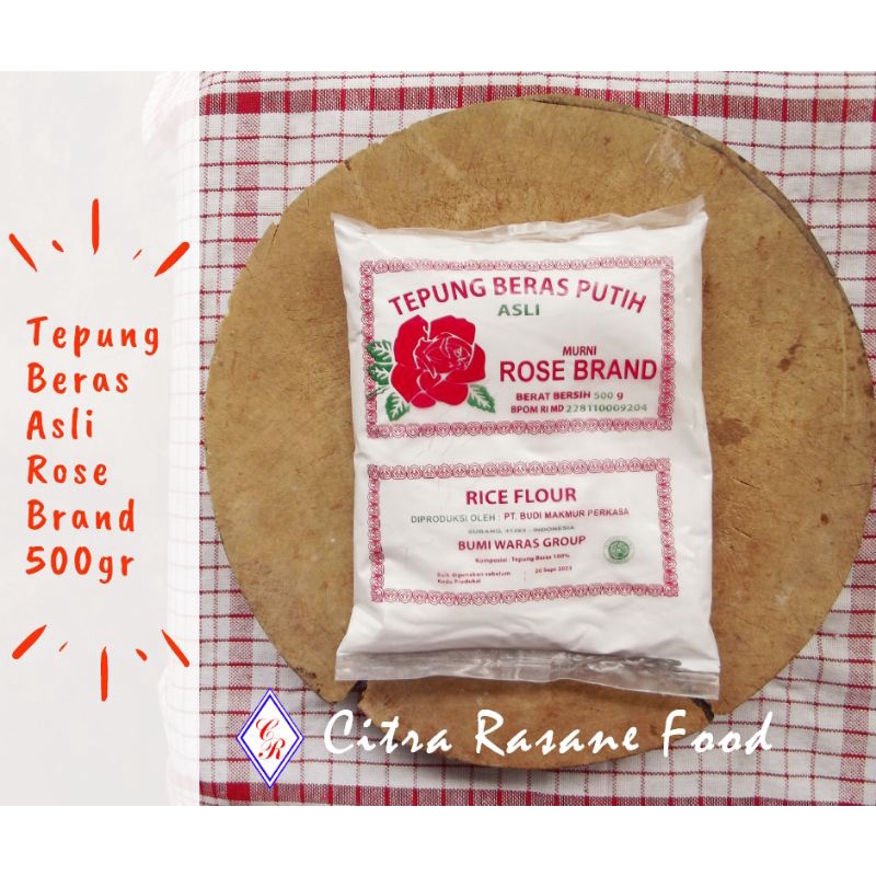 

Tepung Beras Asli Rose Brand 500gr