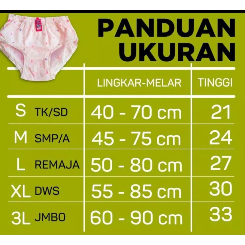 Celana Dalam underwear CD Wanita BAI YUN Lycra pakaian lembut Harga Grosir