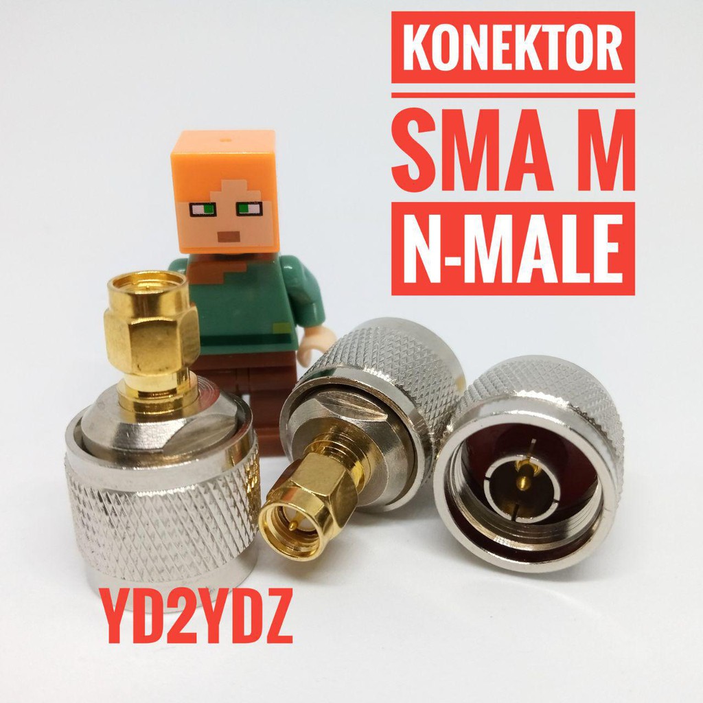 konektor antenna sma male to n male connector rf nanovna analyzer radio ht 50ohm antena adapter