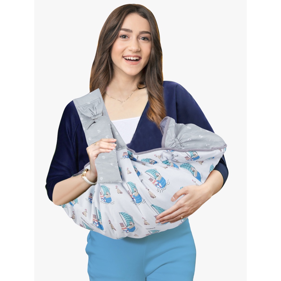 Omiland Gendongan Bayi Samping Ring Sling Feather Sailor Alpaca Series