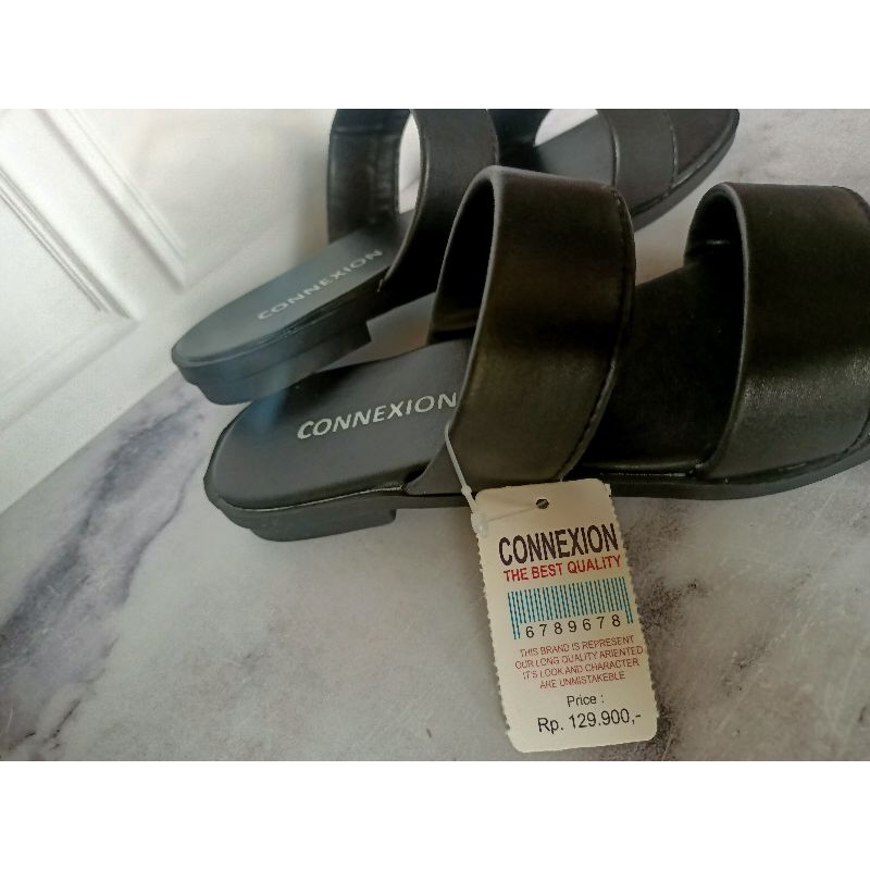 Sandal Selop Wanita Connexion Branded Matahari Sandal Flat Strap (CNX 020)