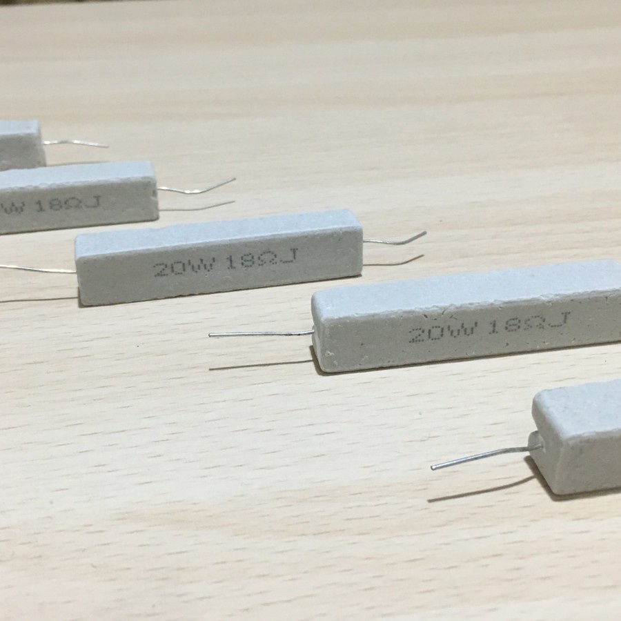 RESISTOR 20 WATT 20W 18OHM 18 OHM Ω 18R