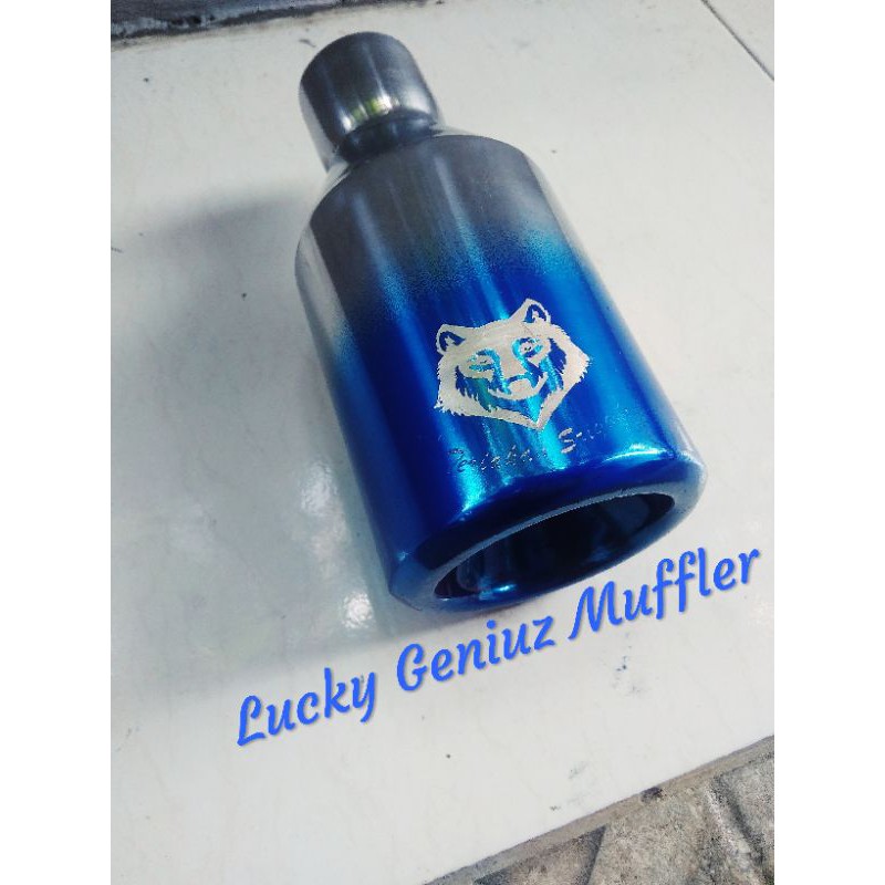 KNALPOT SERIGALA BLUE TRUK NON TURBO/TURBO 100% Bunyi