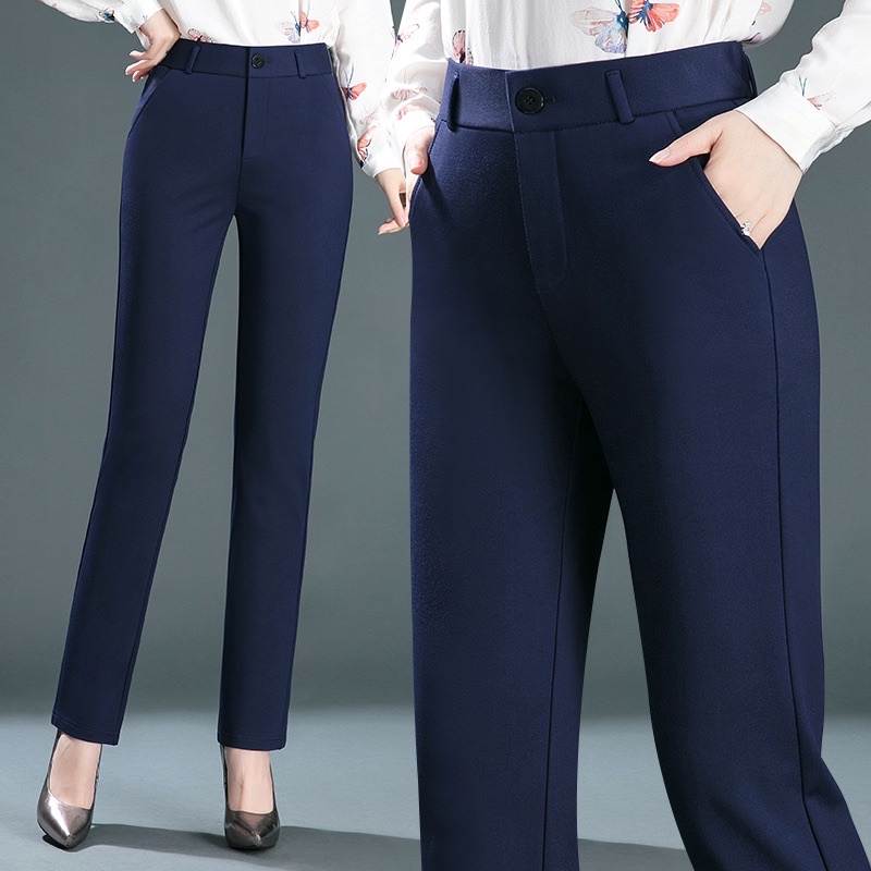 [ Stretch - Elastic ] Celana Stretch Formal Wanita Slim Fit Import Premium