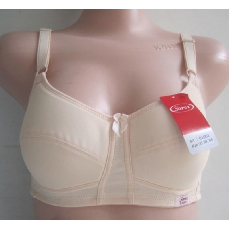 Sorex Sport Bra 01001BH Busa Tipis Tanpa Kawat Setara Cup A-B