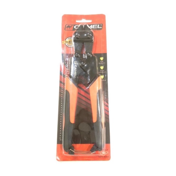 Gunting Kawat CAMEL 8in gg Karet - Pemotong Rantai Kecil - Potong Besi Jari-jari - Gunting Beton 8 in - Mini Bolt Cutter CAMEL