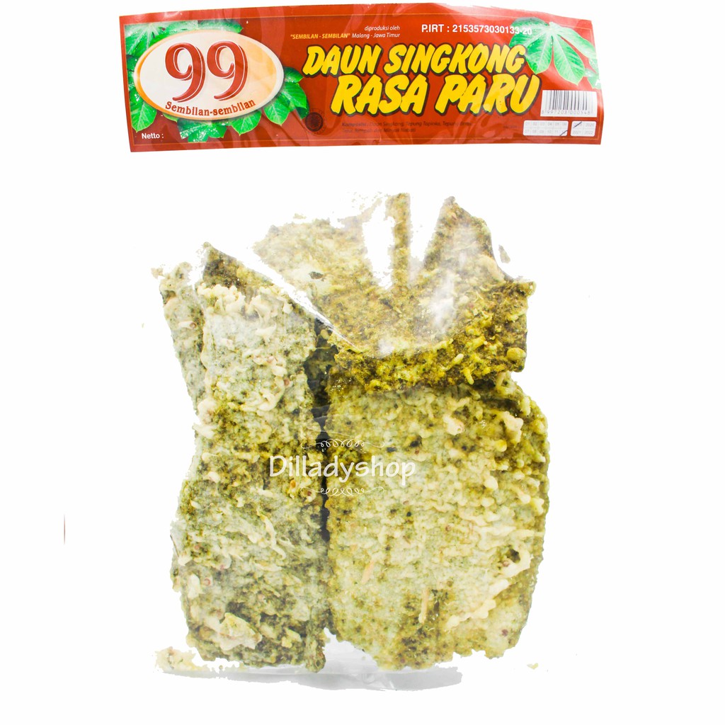 Jual Keripik Daun Singkong Rasa Paru Kripik Daun Singkong Rasa Paru