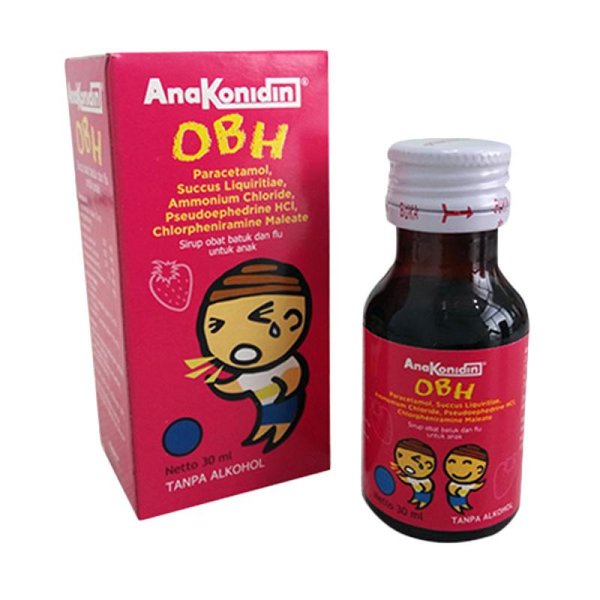 Sirup Obat Batuk Dan Flu Anakonidin OBH 60 Ml