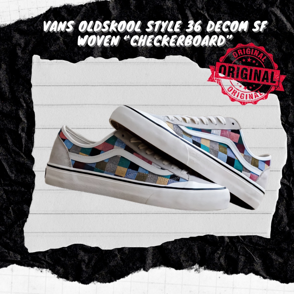 Vans Oldskool Style 36 Decom SF Woven “Checkerboard”