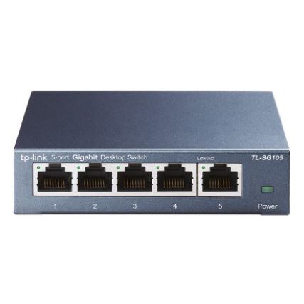 TP-Link TL-SG105 5 Port Gigabit Desktop Switch Steel Case | TPLink GARANSI RESMI