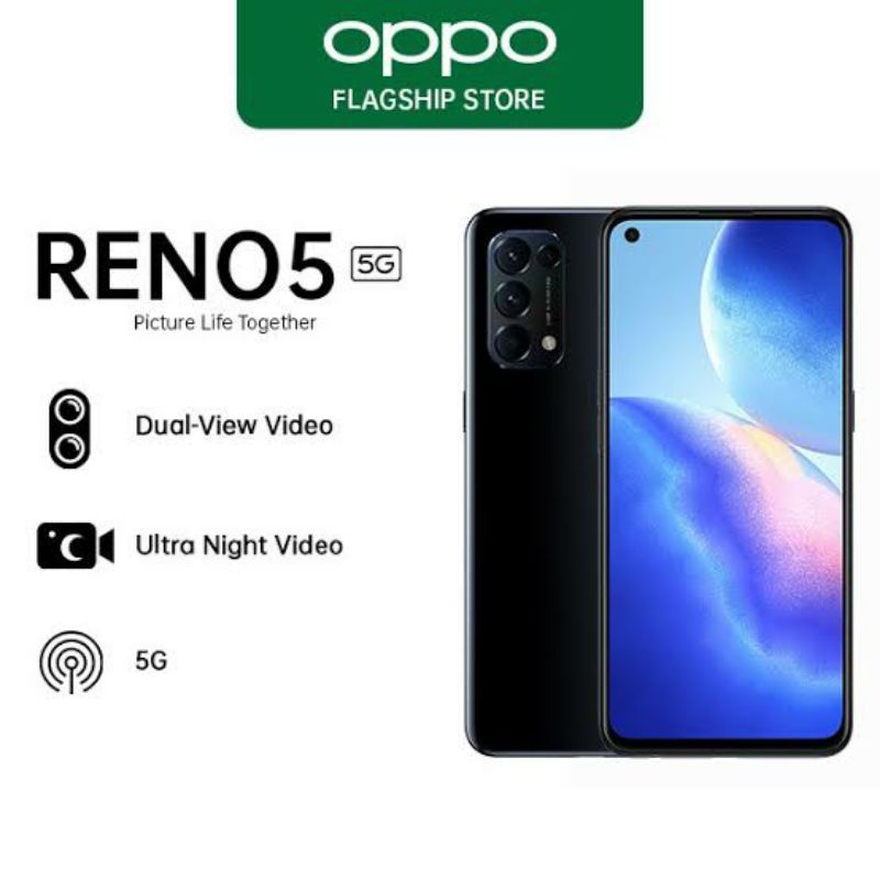 Oppo Reno 5 5g 8GB+128GB black tech