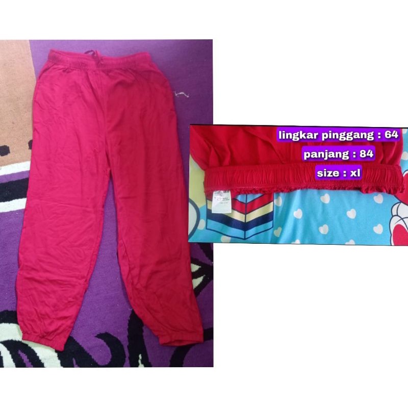 Celana Panjang Jogger Uniqlo Wanita