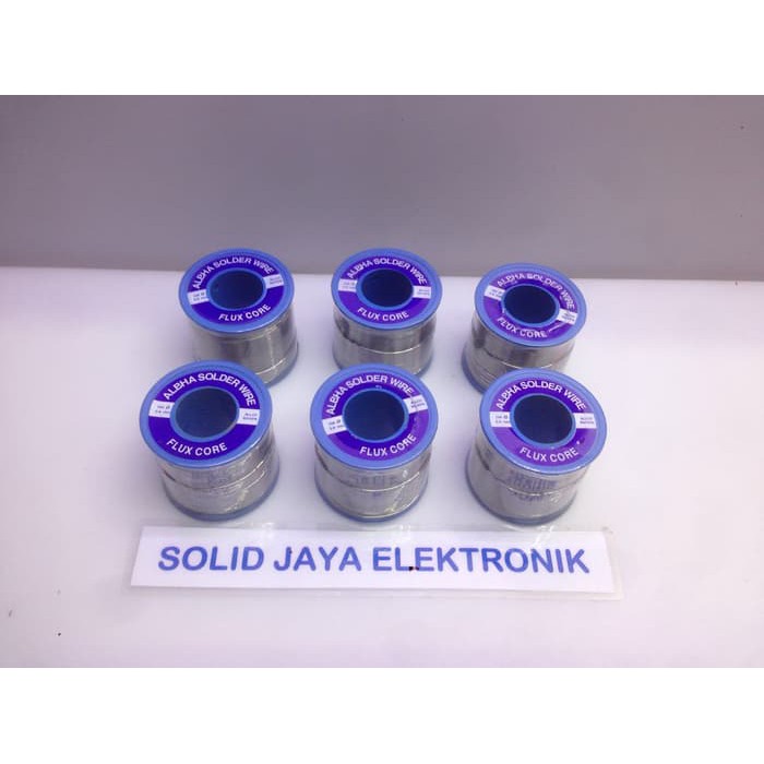 TIMAH 0.8 MM 60/40 ALPA XTIN X-TIN 250 GRAM TIMAH SOLDER 0.8MM 60/40 ALLOY TENOL KAWAT SOLDER