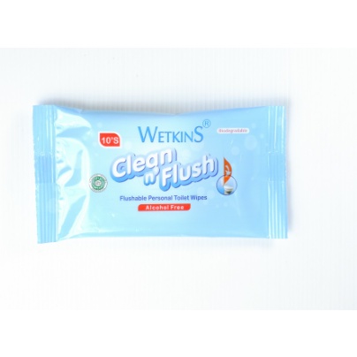 Tisu Basah Wetkins Clean And Flush Murah