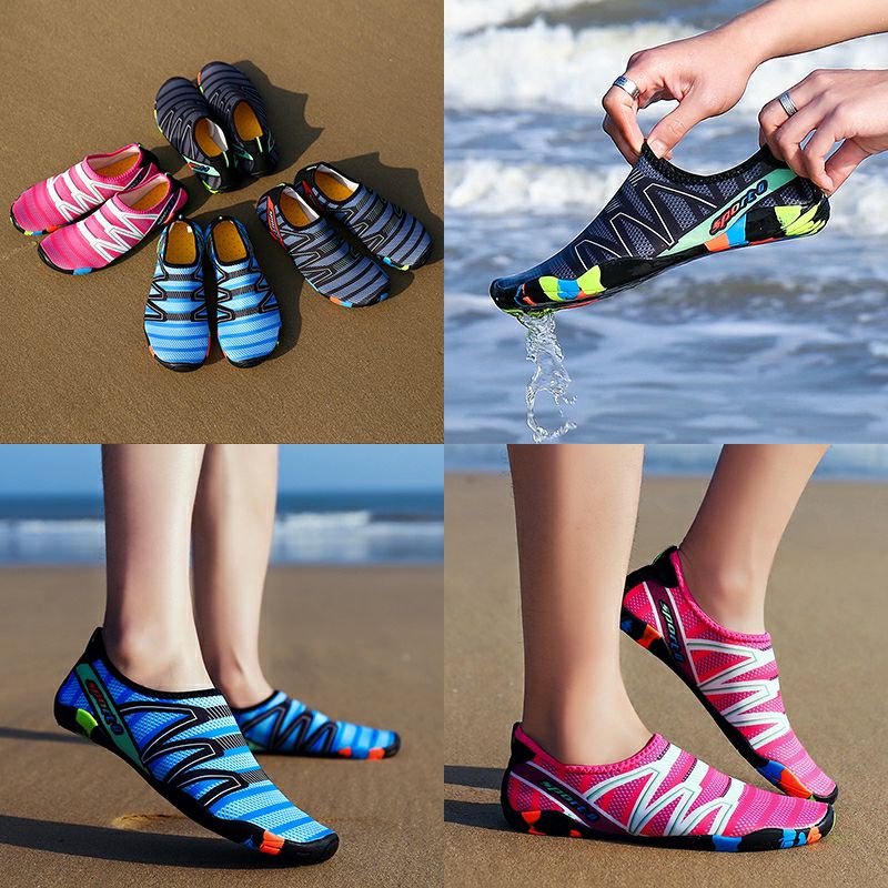 Sepatu Air Original Pantai Pria Wanita Renang Spatu Biru Rhodey