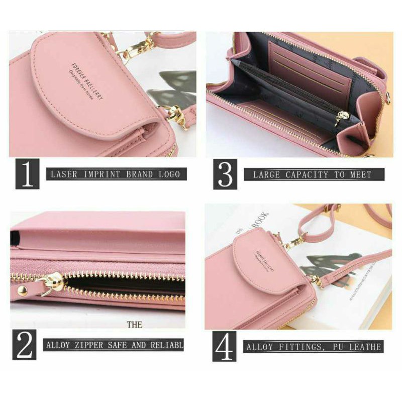 DOMPET WANITA  HP KARTU MULTIFUNGSI / TAS MINI HP WANITA BRANDED IMPORT N845