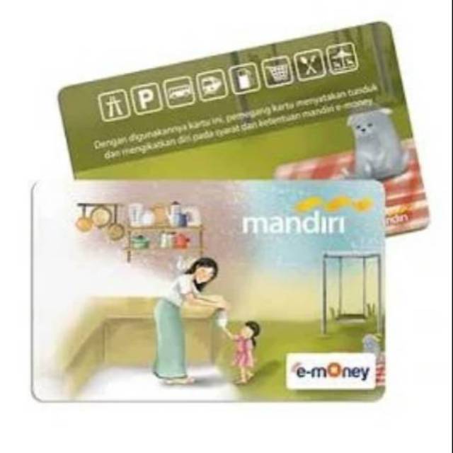 Mandiri eMoney Kemudahan Cinta Ibu ORI /Like eTOLL Tapcash Flazz or Brizzi