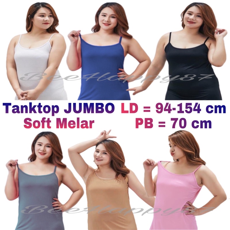 #promo# Tanktop JUMBO Tali Kecil / Tank Top JUMBO Tali Kecil Silang