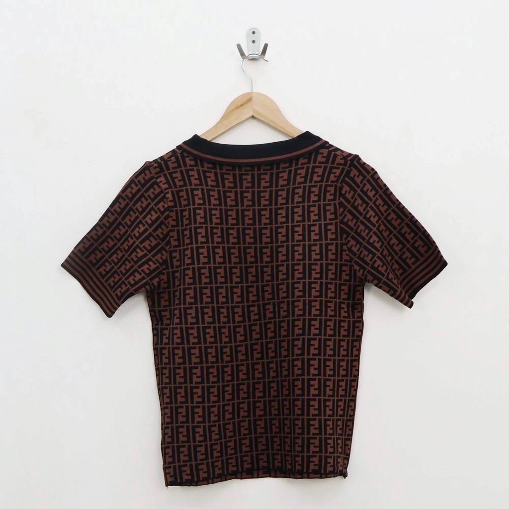 Fefea polo knit top - Thejanclothes