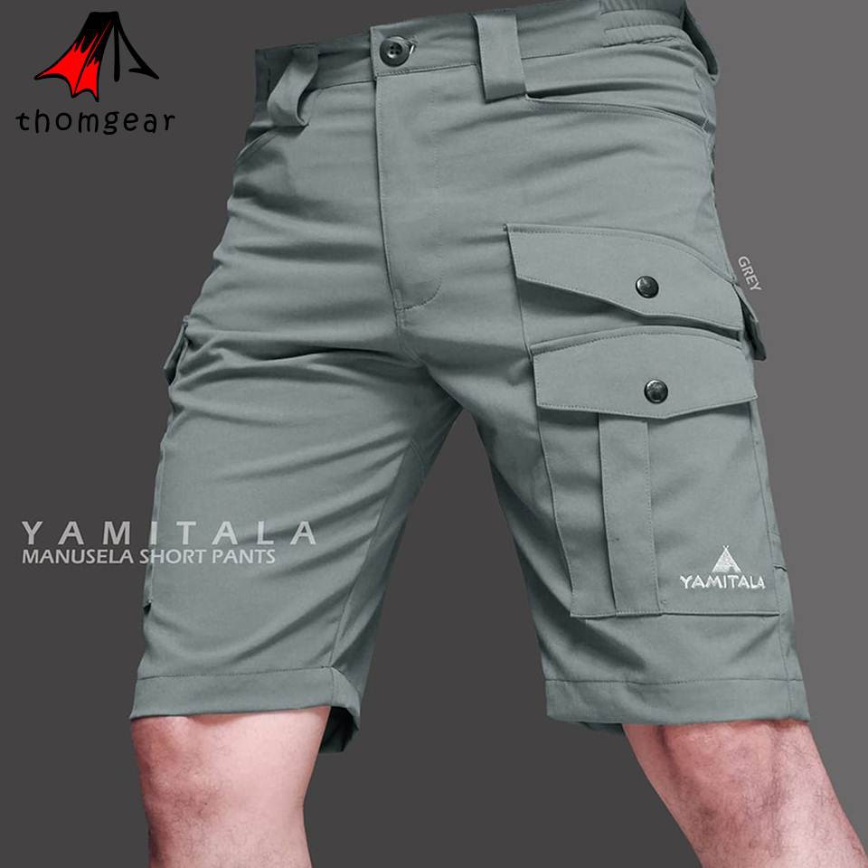 Celana Pendek Gunung Outdoor Hiking Pendek Yamitala Manusela Unisex Pria Wanita Laki Laki Cewek Cewe Cowok Cowo Dewasa Quickdry Stretch Elastis Slim Fit Reguler Karet Pinggang Original Terbaru Ukuran S Xl 27 Jumbo Thomgear