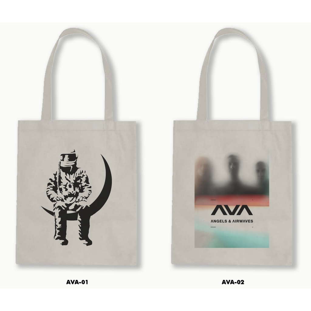 TOTE BAG BLACU - ANGELS AND AIRWAVES