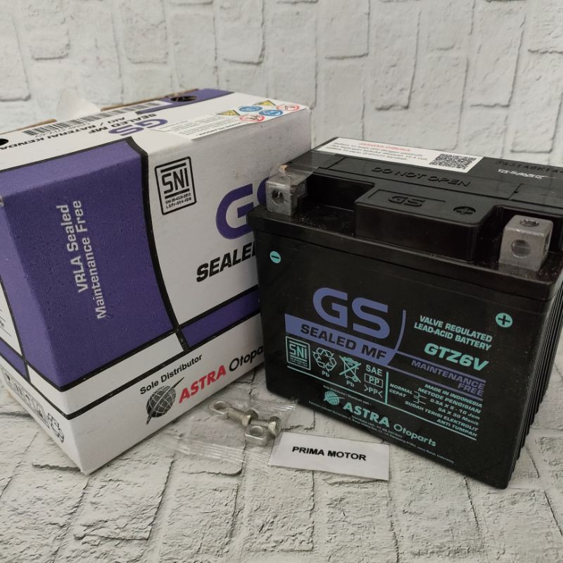 Aki Kering GS GTZ6V, Accu Kering GTZ6V VARIO.125