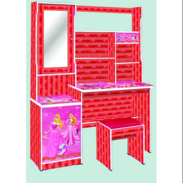 Meja Belajar MB Cermin Beauty Girl