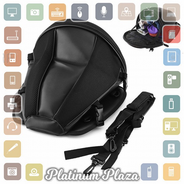 Tas Motor Touring Back Seat Tail Storage Bag - 666 - Black`1W5YHH-